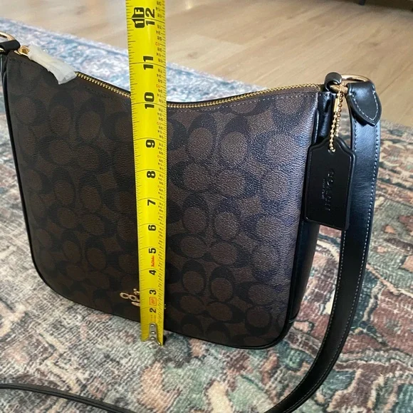 NEW COACH crossbody Ellie File Bag In Signature Canvas ๐๐ FREE SHIPPING!!! - Picture 7 of 10